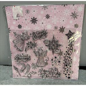Cardmaking & Papercraft Christmas Acrylic Stamp Embossing Border Set 2017 by Sal